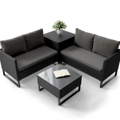 Gartenlounge für 4 Personen Santorini