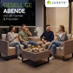 Gartenlounge für 4 Personen Santorini