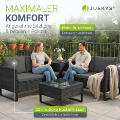 Gartenlounge für 4 Personen Santorini