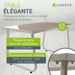 Gartenmöbelset Genua 4-teilig
