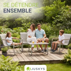 Gartenmöbelset Genua 4-teilig