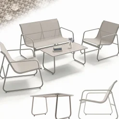 Gartenmöbelset Genua 4-teilig