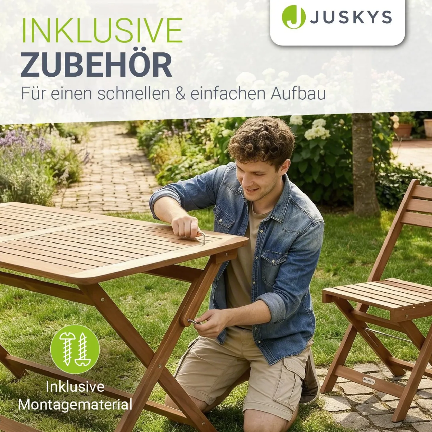 Gartenmöbel-Set Rimini aus Akazienholz