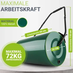 Garten Rasenwalze Fritz aus Metall
