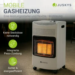 Gasheizer für Innenräume