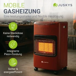 Gasheizer für Innenräume