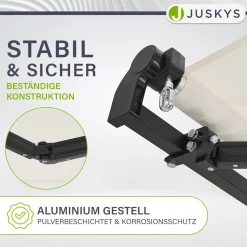 Gelenkarmmarkise mit Kurbel