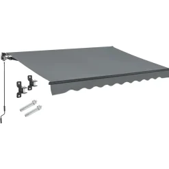 Gelenkarmmarkise mit Kurbel