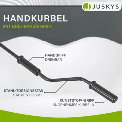 Gelenkarmmarkise mit Kurbel