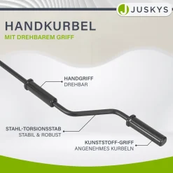 Gelenkarmmarkise mit Kurbel