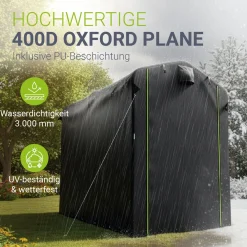 Gerätezelt für wetterfesten Schutz