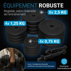 Hantelset 30 kg