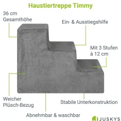Haustiertreppe Timmy mit 3 Stufen