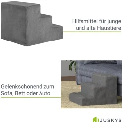 Haustiertreppe Timmy mit 3 Stufen