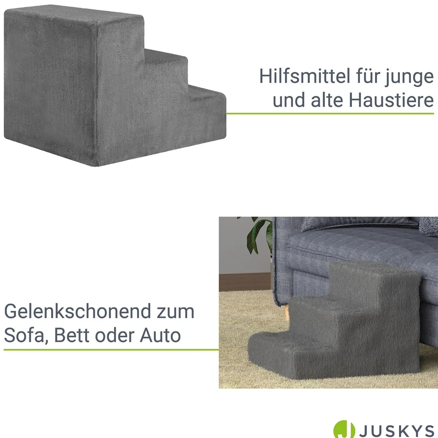 Haustiertreppe Timmy mit 3 Stufen