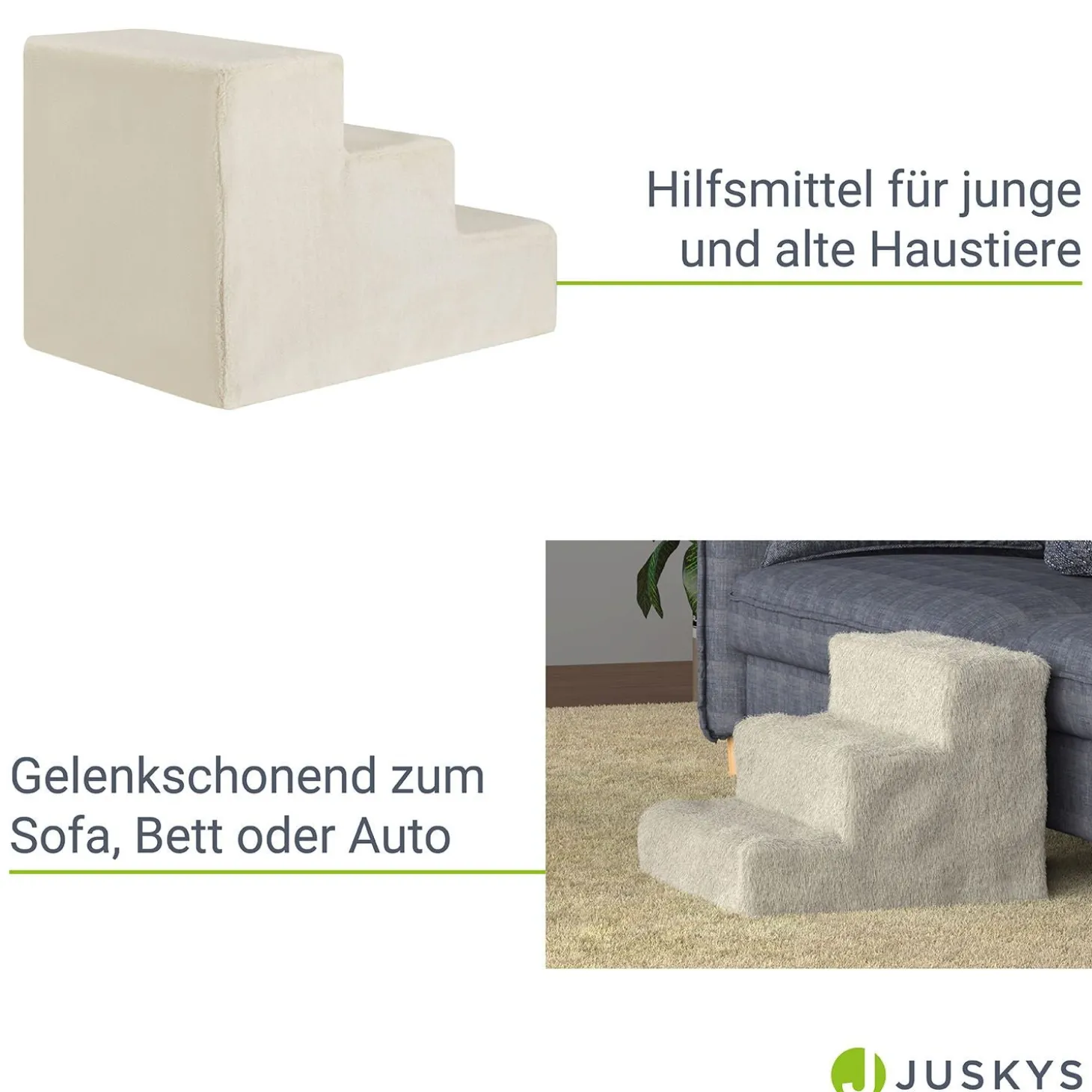 Haustiertreppe Timmy mit 3 Stufen