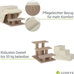 Haustiertreppe Timmy mit 3 Stufen