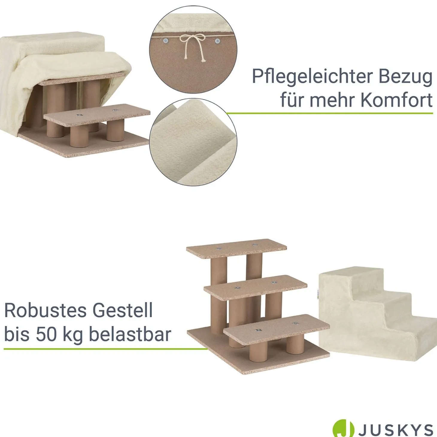 Haustiertreppe Timmy mit 3 Stufen