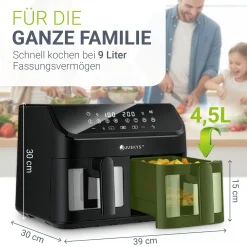 Heißluftfritteuse 9 L