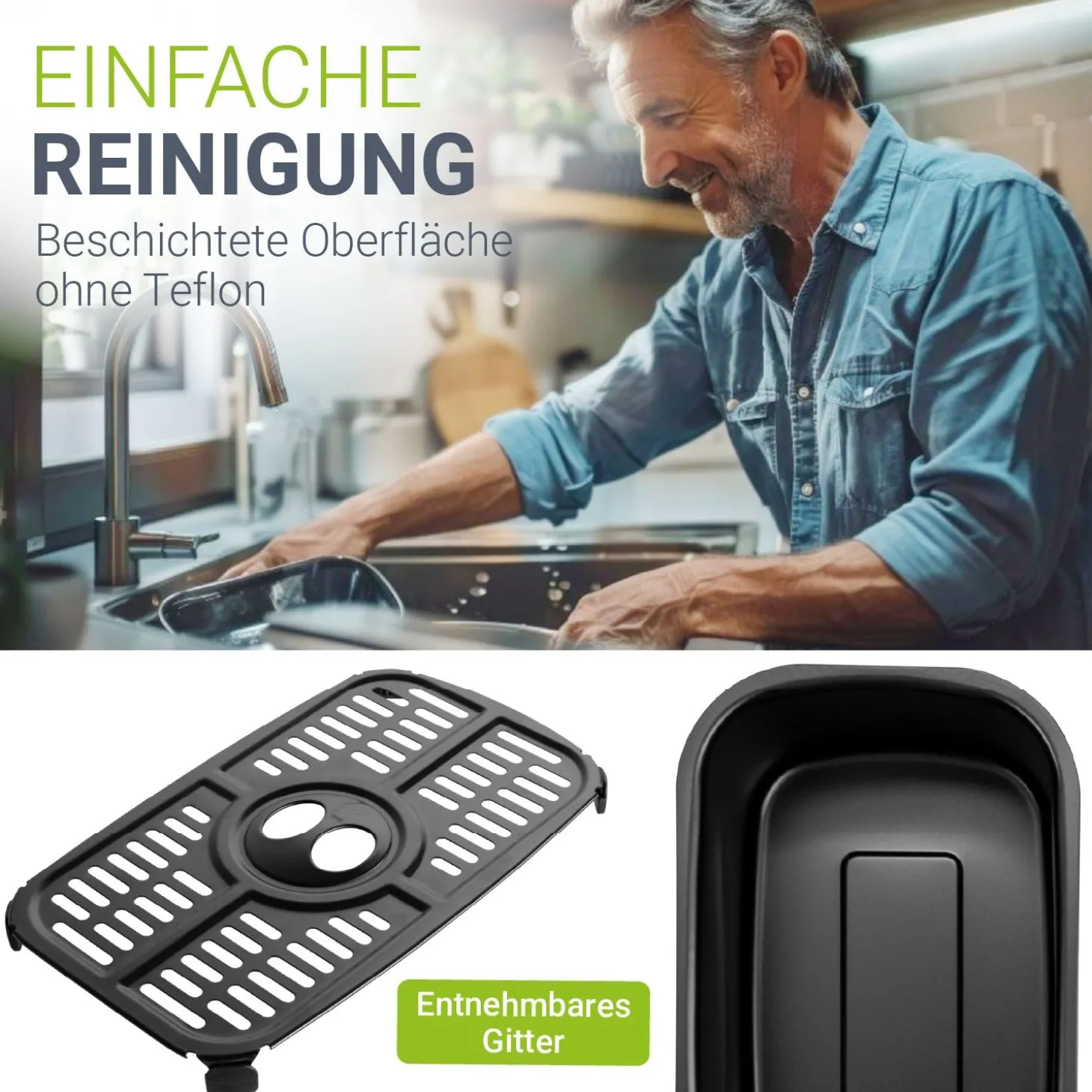 Heißluftfritteuse 9 L