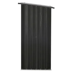 Holzunterstand Metall Enno