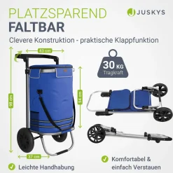 3in1 Einkaufstrolley - 56 L Kapazität
