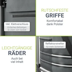 3in1 Einkaufstrolley - 56 L Kapazität