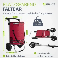 3in1 Einkaufstrolley - 56 L Kapazität