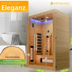 Infrarotkabine Kiruna 130 Premium