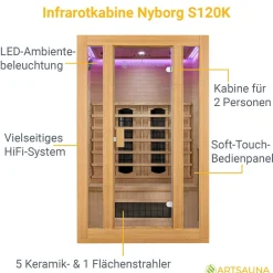 Infrarotkabine Nyborg S120K