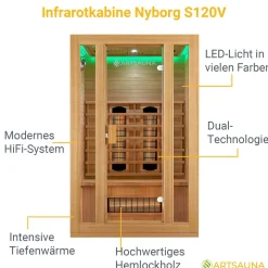 Infrarotkabine Nyborg S120V