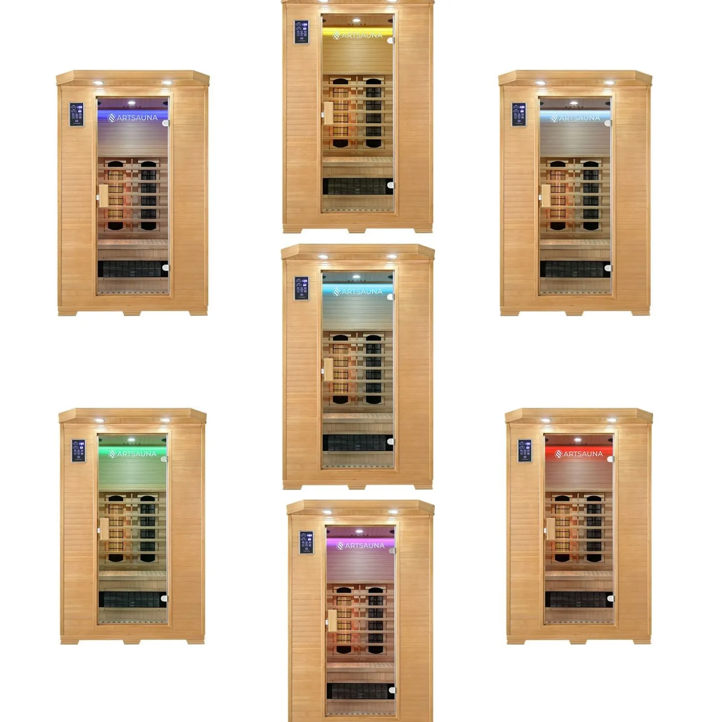 Infrarotkabine Oslo mit Triplex-Heizsystem