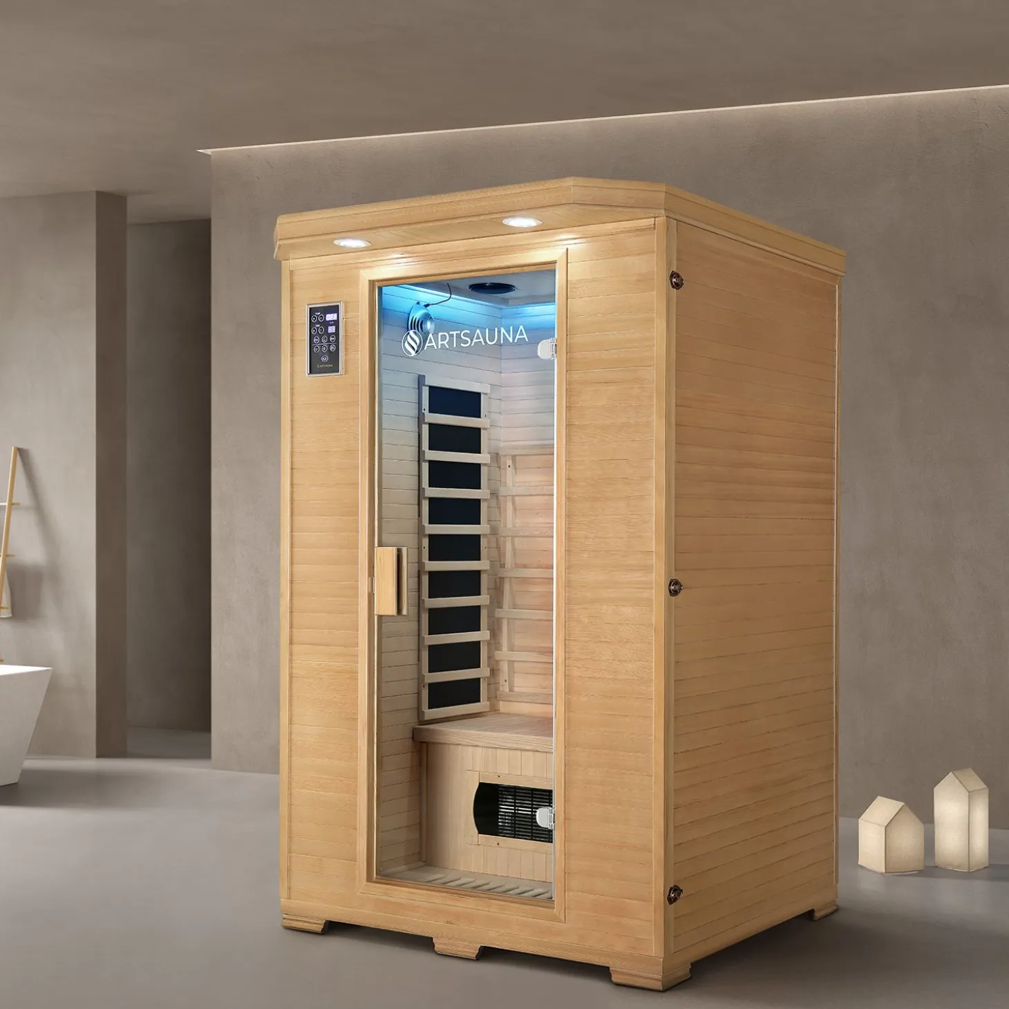 Infrarotkabine Oslo mit Triplex-Heizsystem