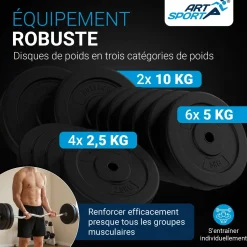 3in1 Hantelset 60kg