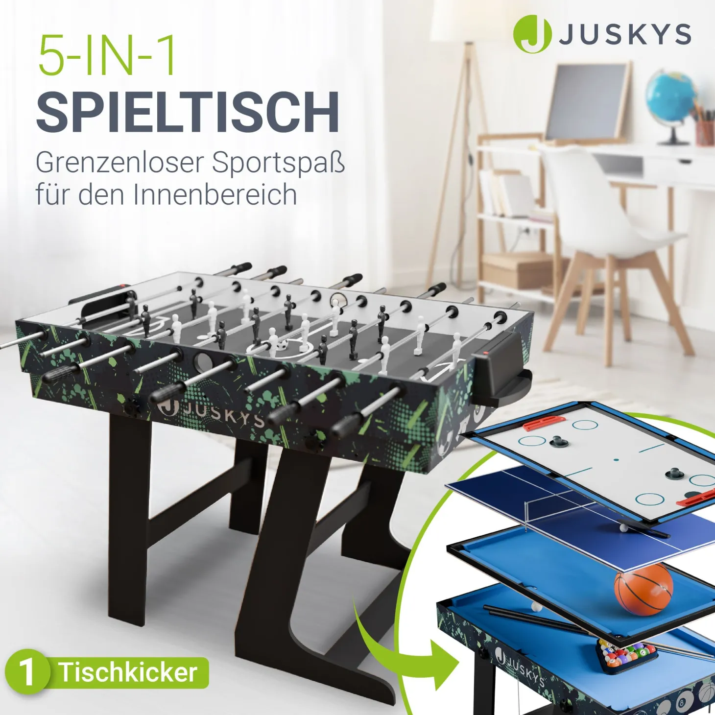 5in1 Spieltisch Ballzauber