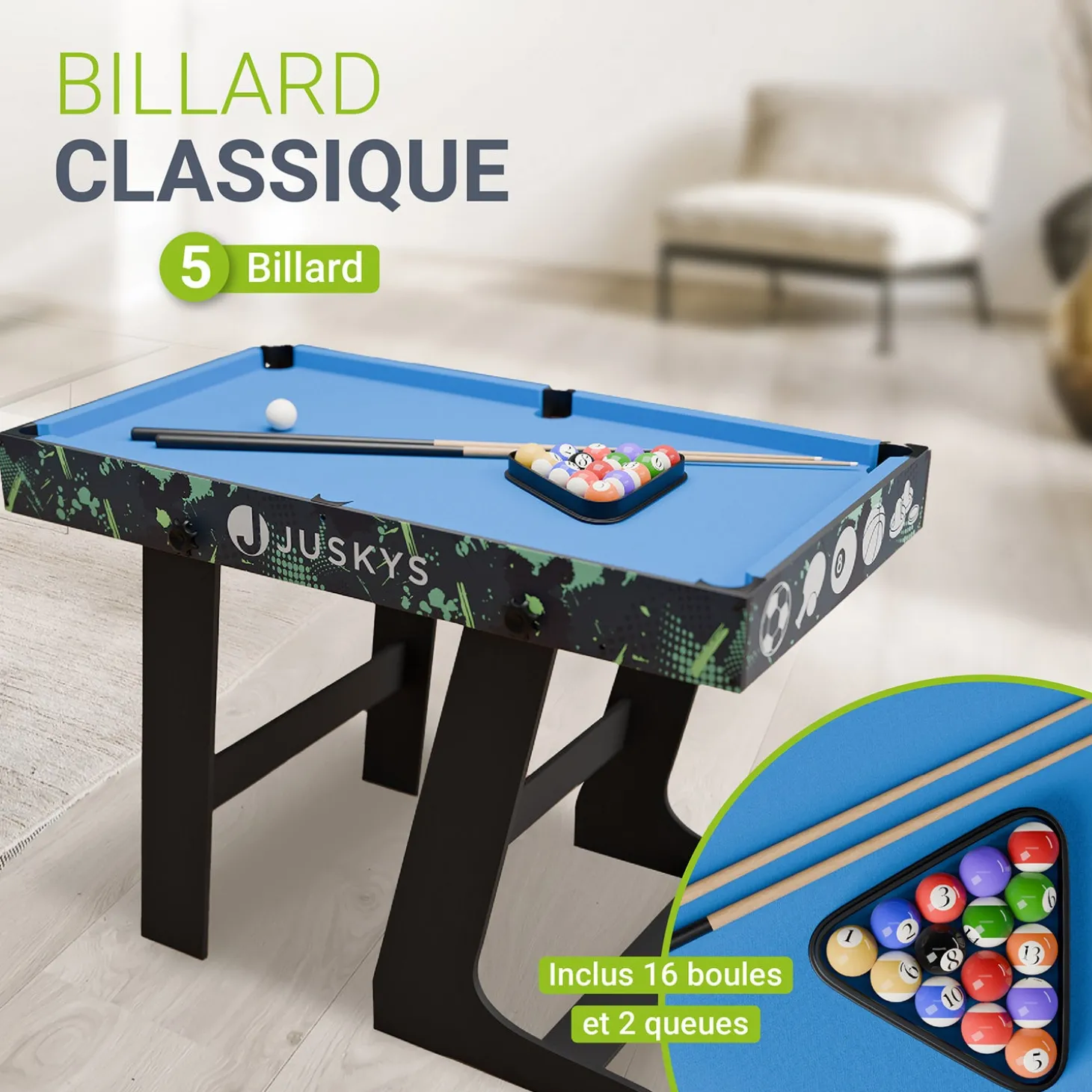 5in1 Spieltisch Ballzauber