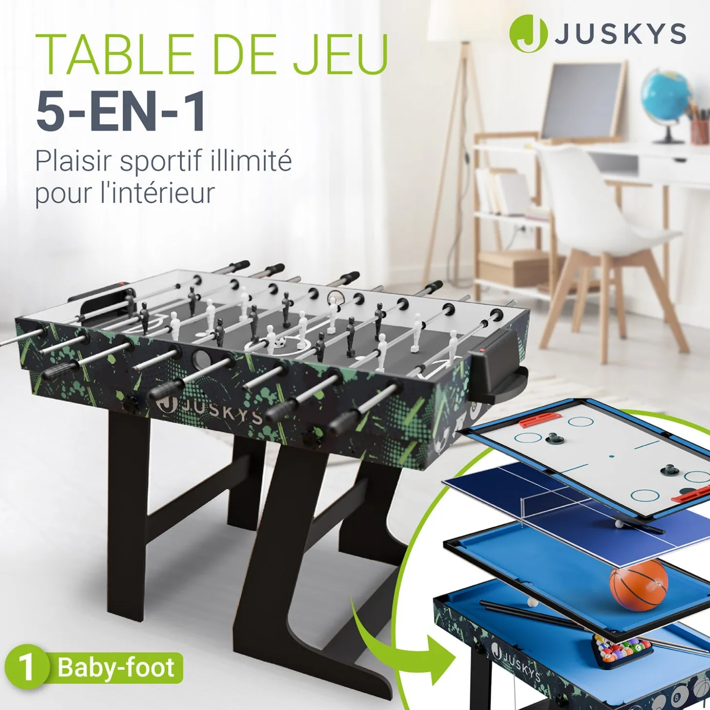 5in1 Spieltisch Ballzauber