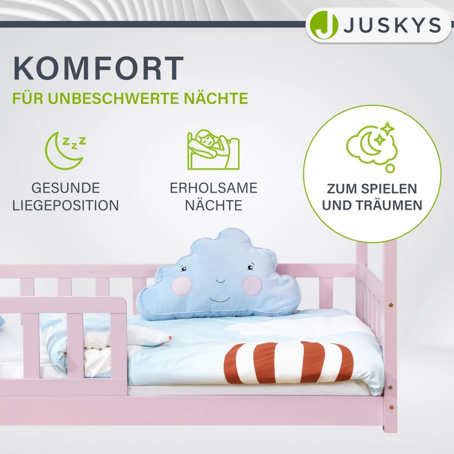 Kinderbett Marli 80 x 160 cm