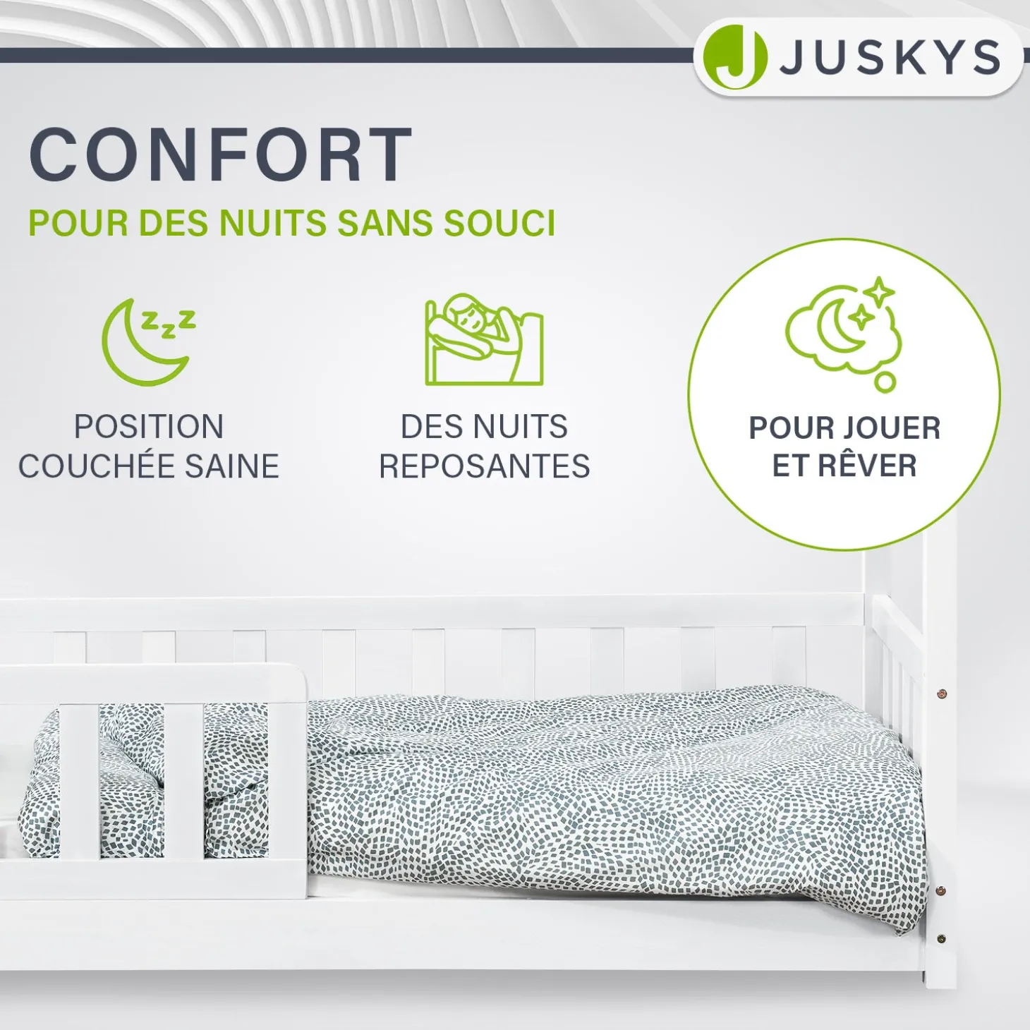 Kinderbett Marli 80 x 160 cm