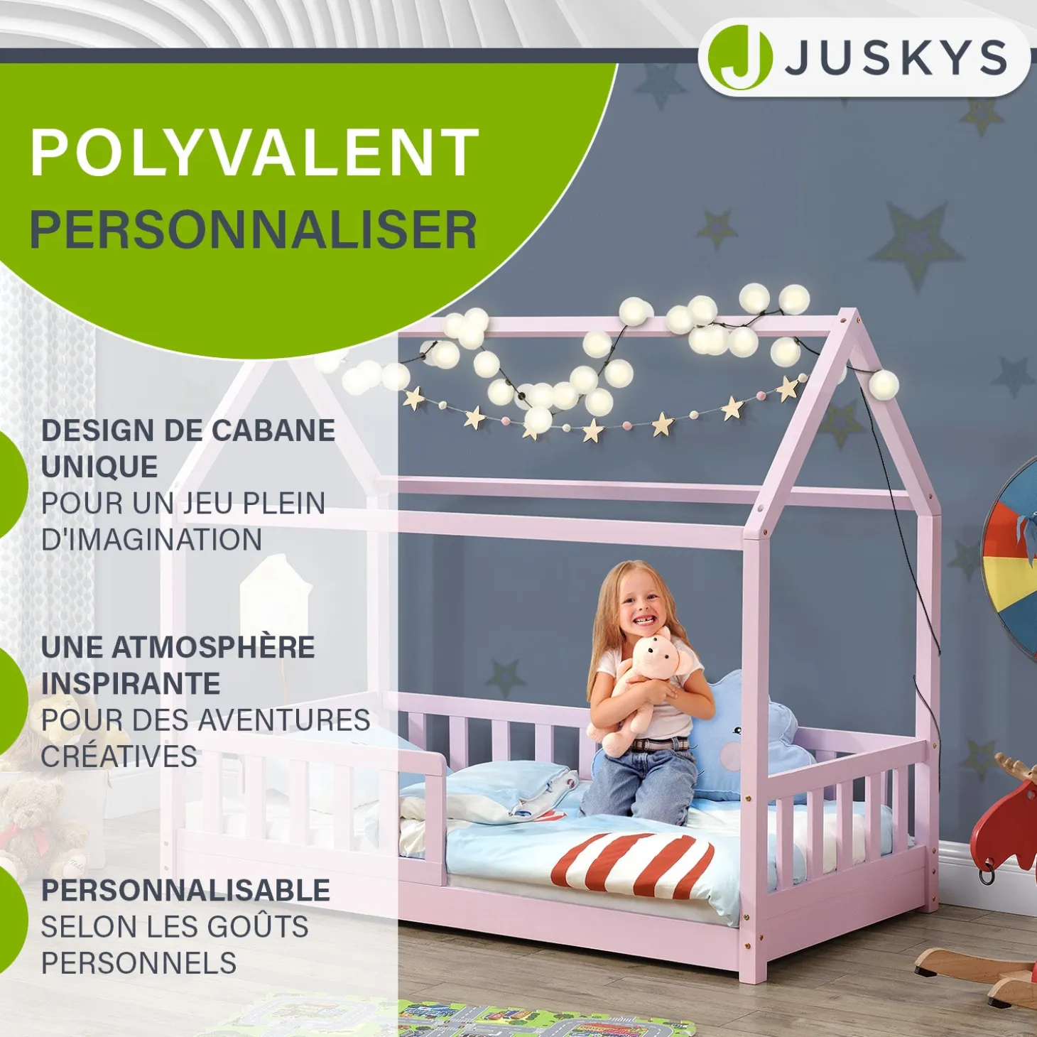 Kinderbett Marli 80 x 160 cm