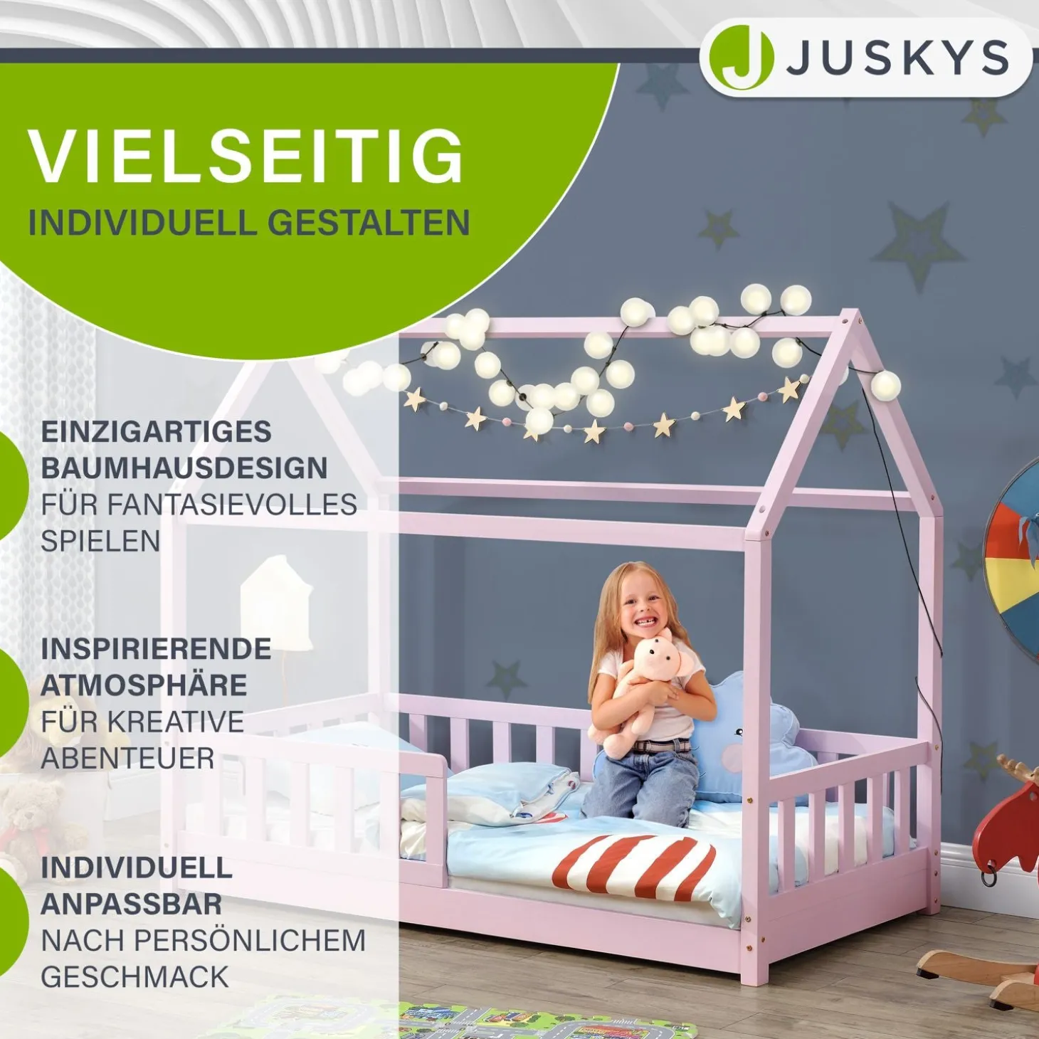 Kinderbett Marli 80 x 160 cm