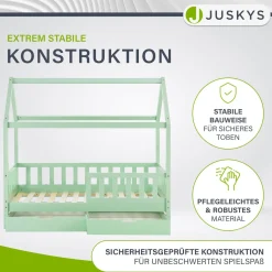 Kinderbett Marli 80 x 160 cm mit Bettkasten