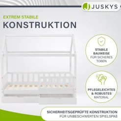 Kinderbett Marli 80 x 160 cm mit Bettkasten