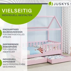 Kinderbett Marli 90 x 200 cm mit Bettkasten