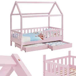 Kinderbett Marli 90 x 200 cm mit Bettkasten