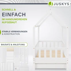 Kinderbett Marli 90 x 200 cm mit Bettkasten