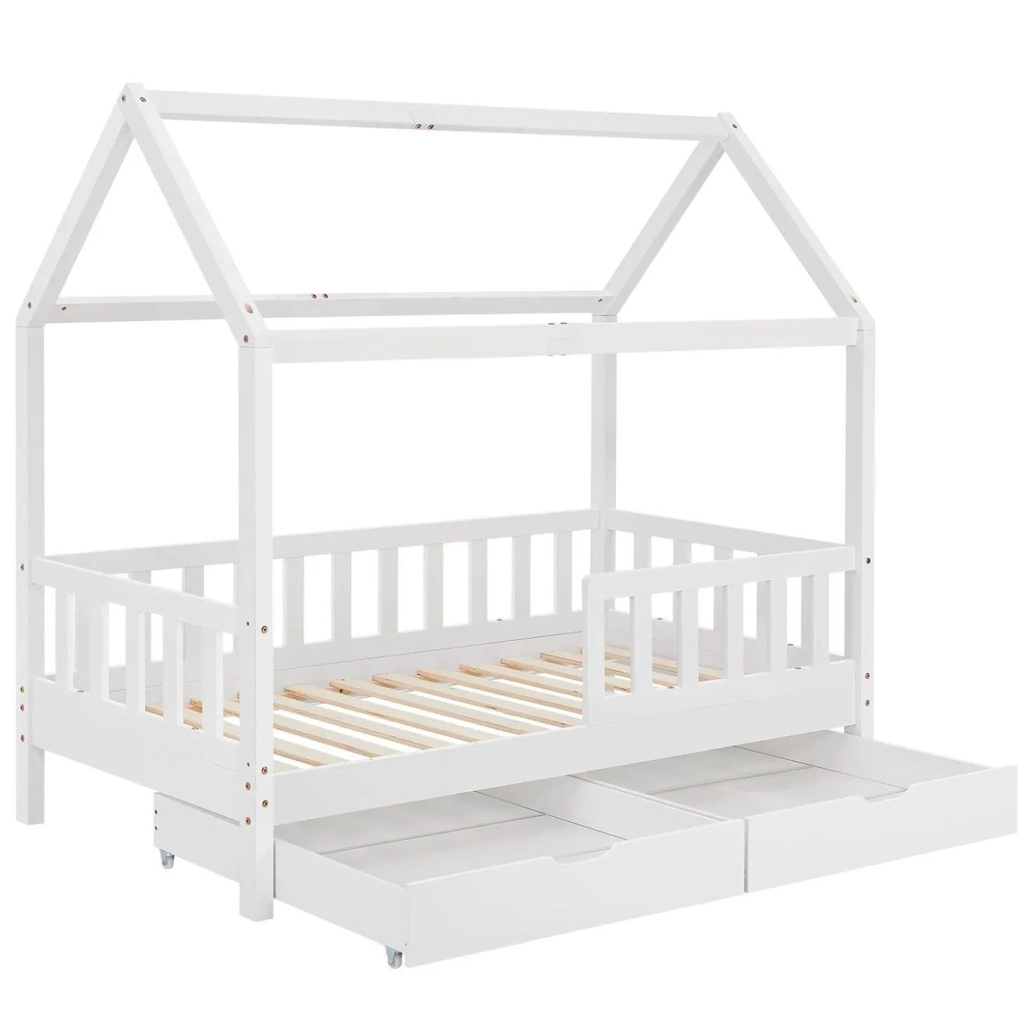 Kinderbett Marli 90 x 200 cm mit Bettkasten
