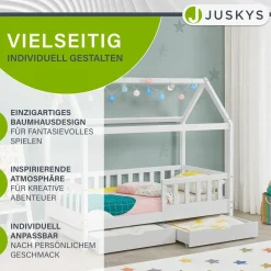 Kinderbett Marli 90 x 200 cm mit Bettkasten