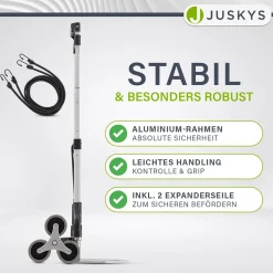 Klappbare Treppensackkarre bis 80 kg