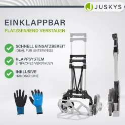 Klappbare Treppensackkarre bis 80 kg